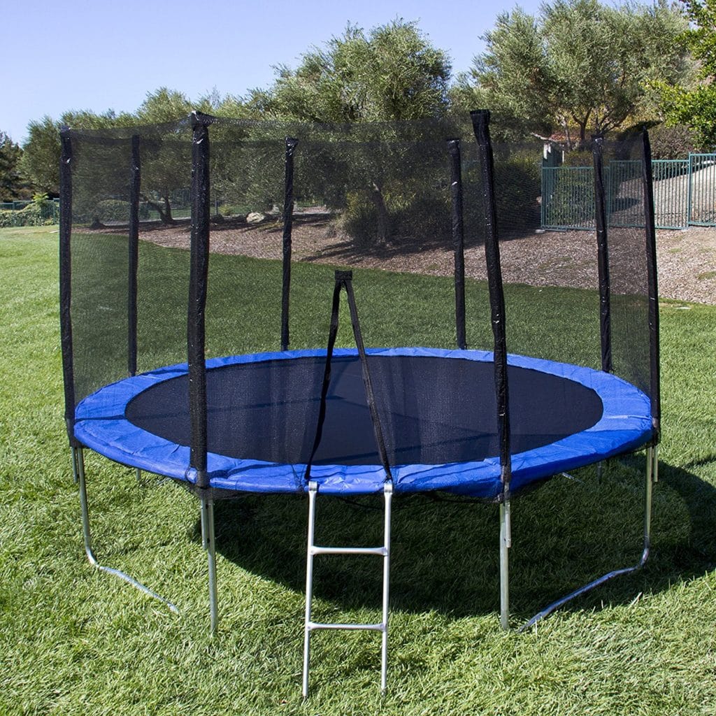 Best Choice Products 12 Round Trampoline Set With Safety Enclosure